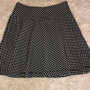 Cooperative Polkadot Textured Miniskirt